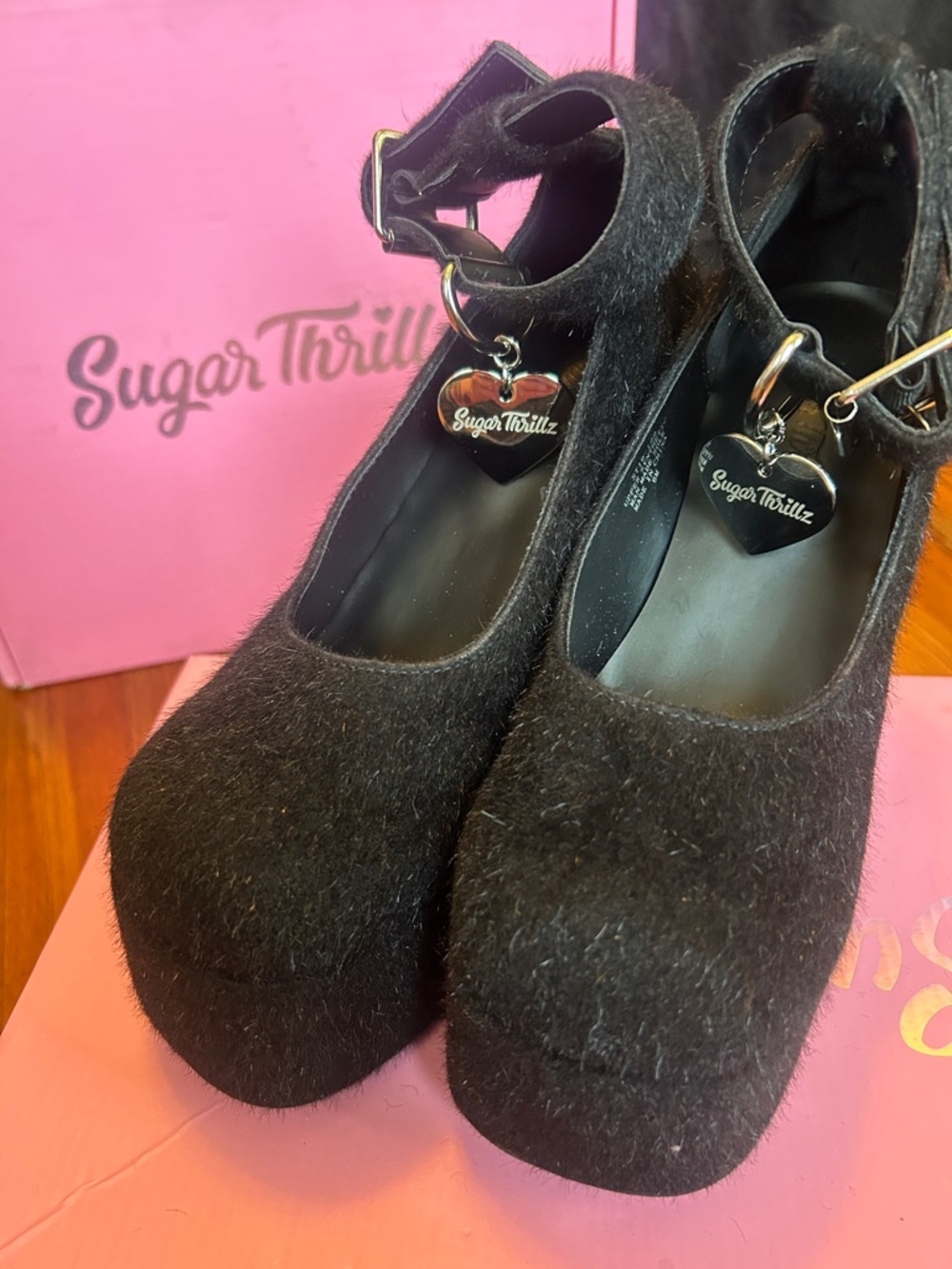 Sugar Thrillz Feline Good - platform heels size 6